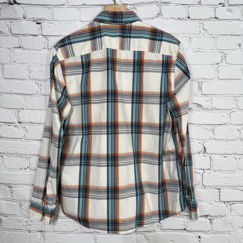 Wrangler Western Mens Shirt Size L Plaid Button Front Cowboy Multicolor Stretch - Picture 2 of 16